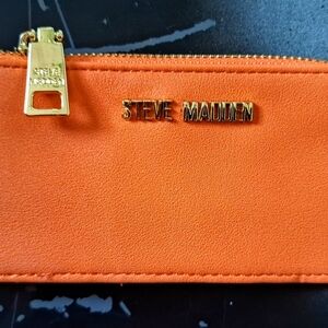 STEVE MADDEN Wallet Wristlet ☆Brand New☆ Orange, 6inx3in
